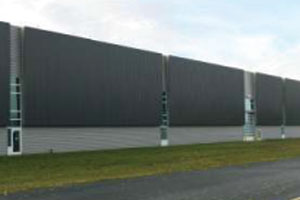 commercial metal building with insulated metal wall panels