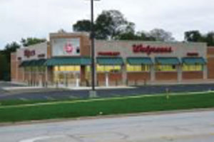 walgreens pharmacy building with metal roof panels